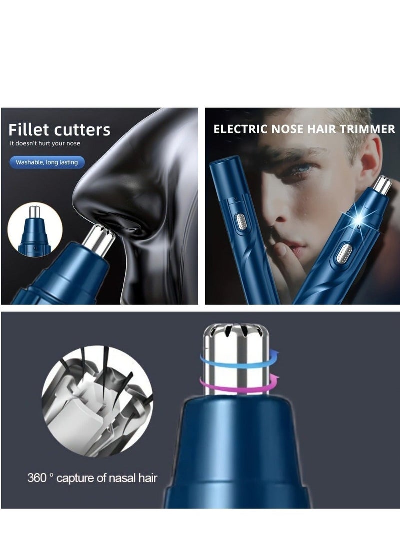 Ear and Nose Hair Trimmer for Men - USB Electric Nose Hair Trimmer for Women, Eyebrow Facial Hair Removal Rechargeable Nose Clipper - Image 2